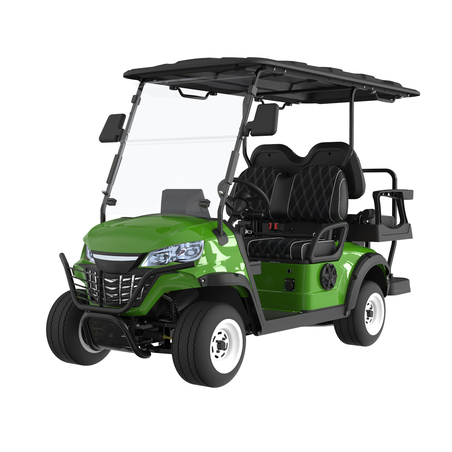 Factory Latest Unique Design Smart Lifted Golf Cart 4 Seater Electric Golf Carts 48V & 72V Lithium Battery Golf Carts