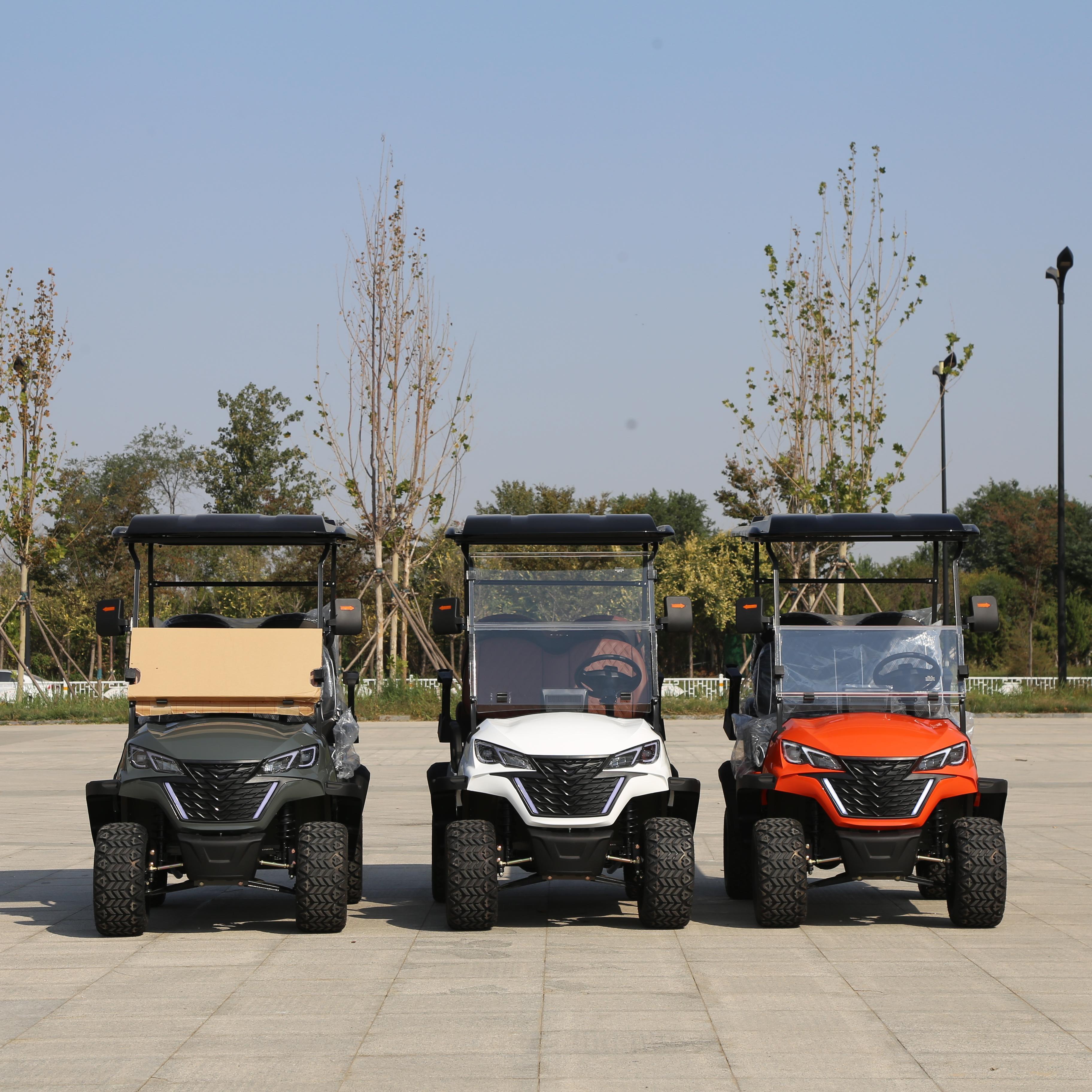 Lifted 4 Passenger Golf Car Brand Hunting Buggy New 4 Wheel Electric Club Car Golf Cart For Sale