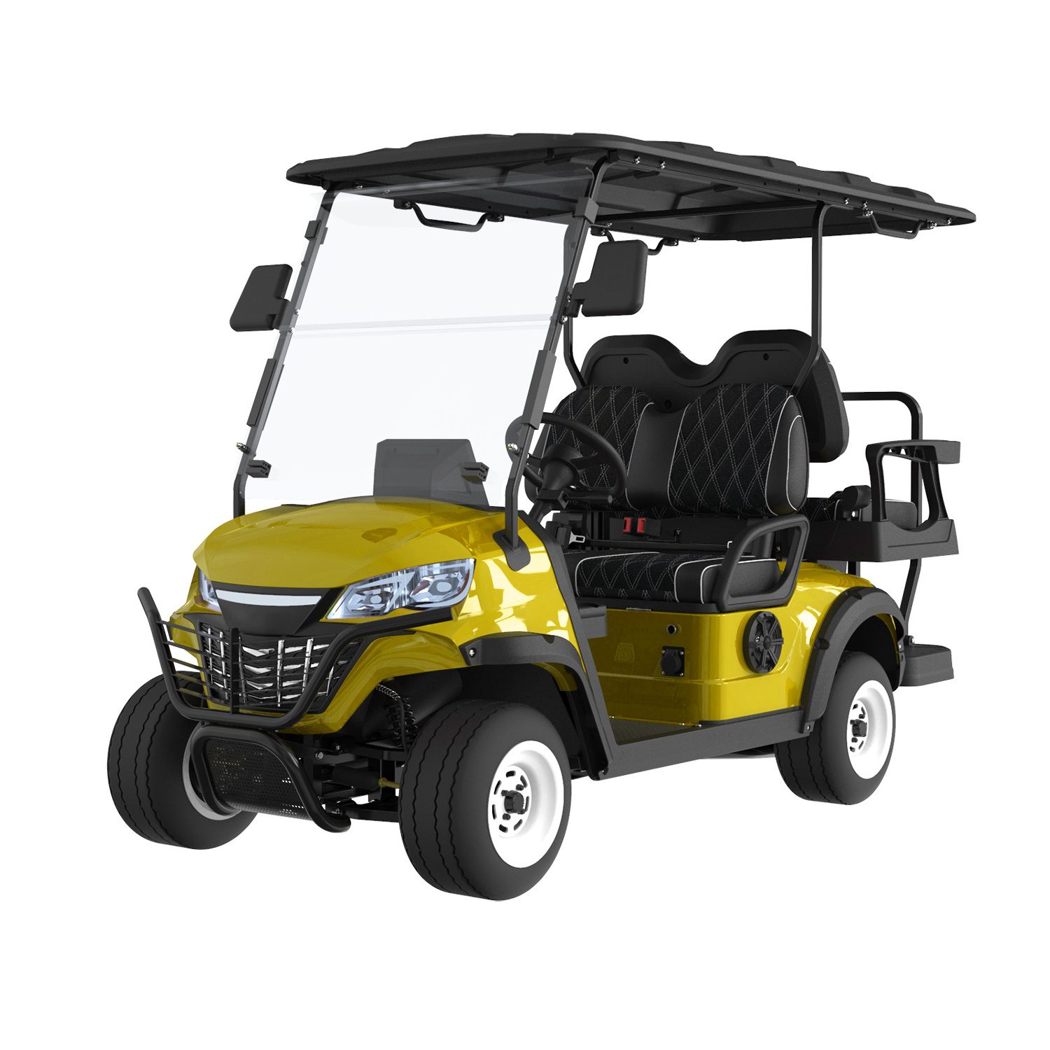 Factory Latest Unique Design Smart Lifted Golf Cart 4 Seater Electric Golf Carts 48V & 72V Lithium Battery Golf Carts