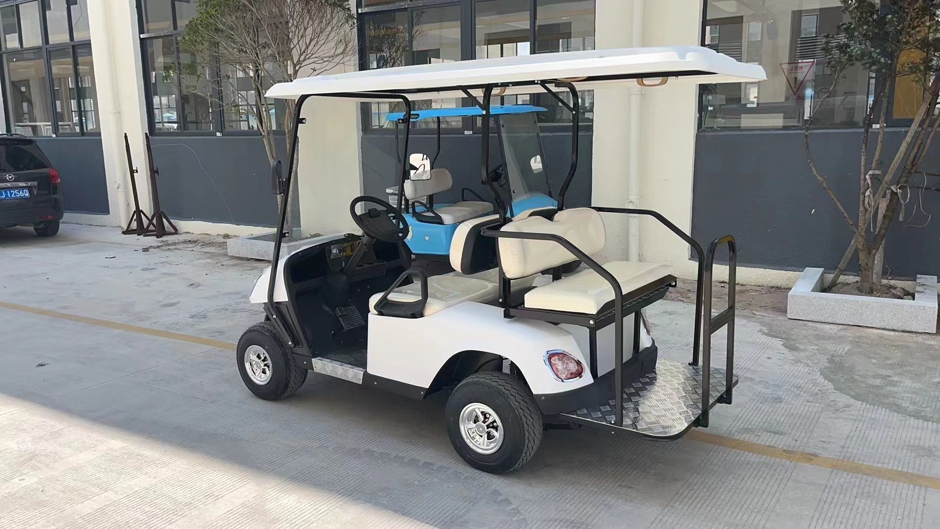 Four wheel small electric car 4 2+2 seater golf cart with CE certificate