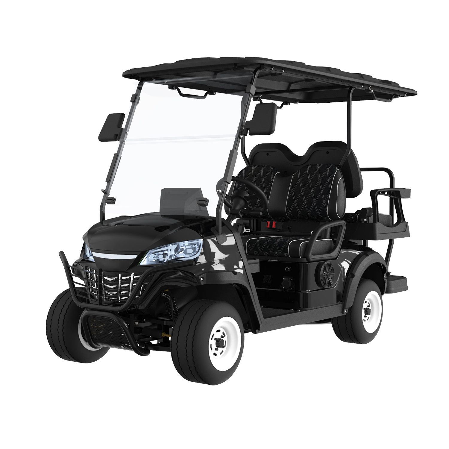 Factory Latest Unique Design Smart Lifted Golf Cart 4 Seater Electric Golf Carts 48V & 72V Lithium Battery Golf Carts