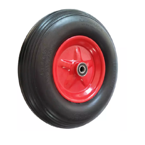 Best Selling Free Replacement Wheelbarrow PU Foam  Tire Wheel For Lawn Yard Garden Cart Trailer Wagon