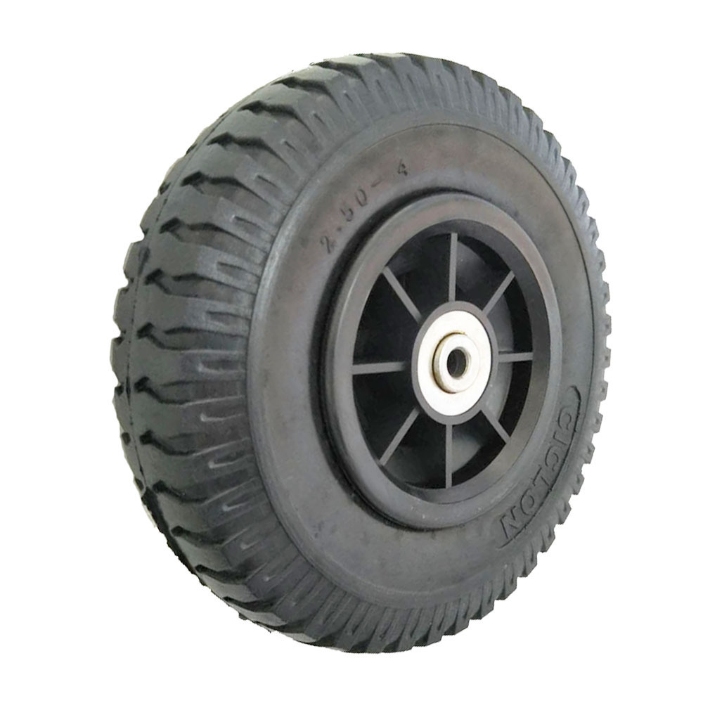 Hand trucks 2.50-4-2 High resistant Wheelbarrows Innovative Endurable Tire Wheels Steel Rubber PU Foam Wheel Garden Wagon Tires