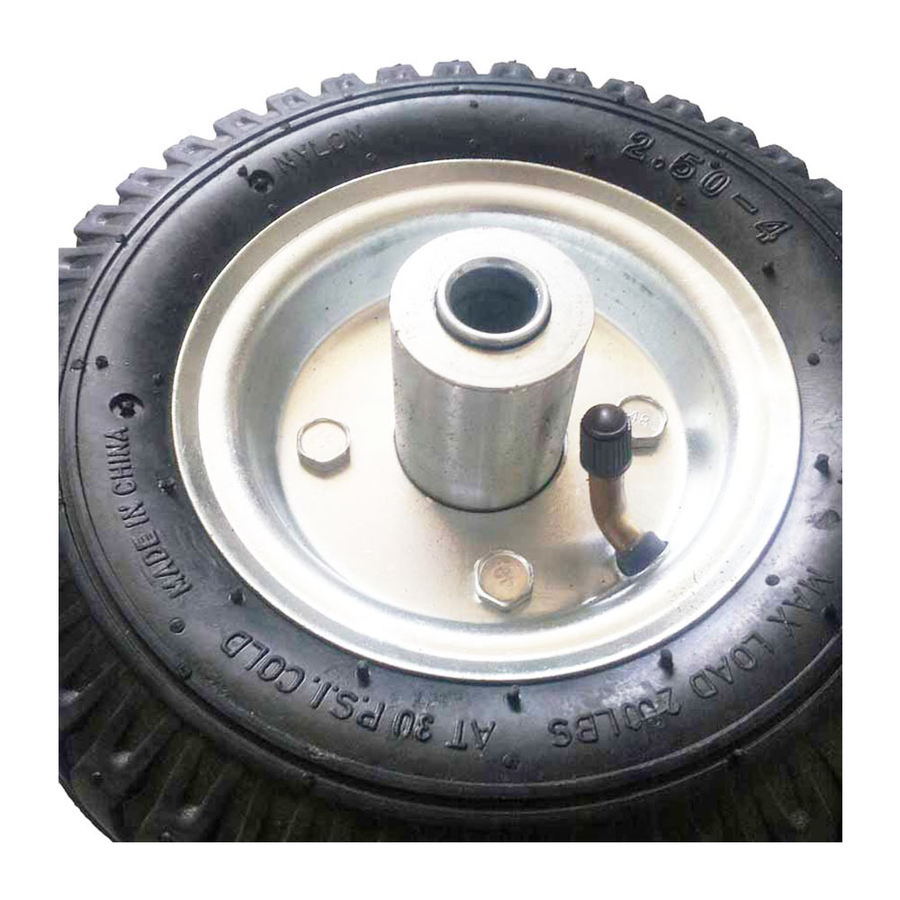 Made in Vietnam 8in Flat Free Replacement Utility General Purpose Pneumatic Tire with center hub