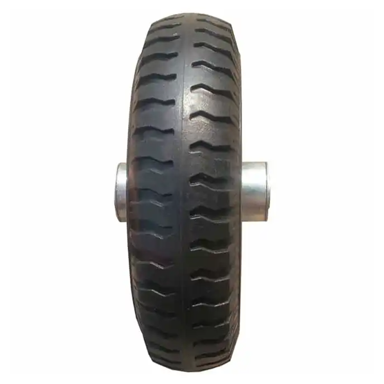 Made in Vietnam 8in Flat Free Replacement Utility General Purpose Pneumatic Tire with center hub