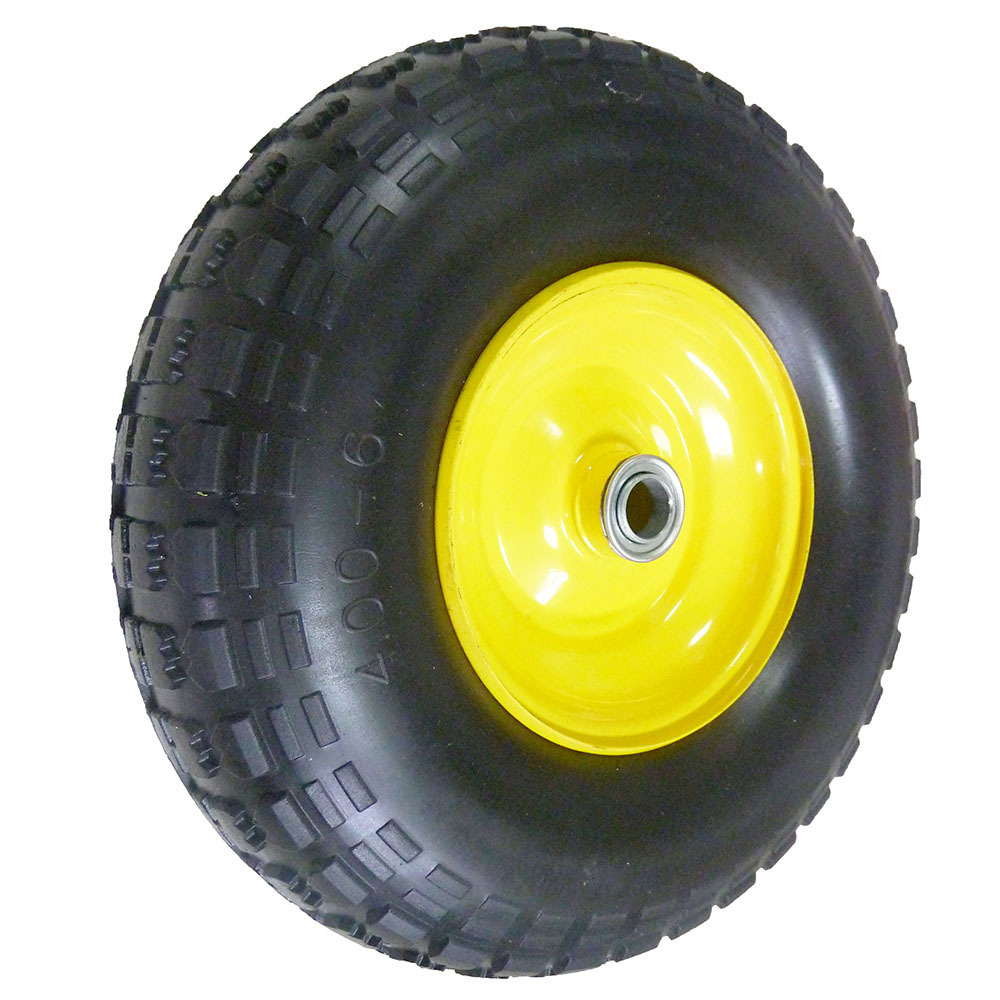 Customized Axle Diameter Flat Free Utility Tire Wheel, Wheelbarrow Tires for Wheelbarrows/Garden