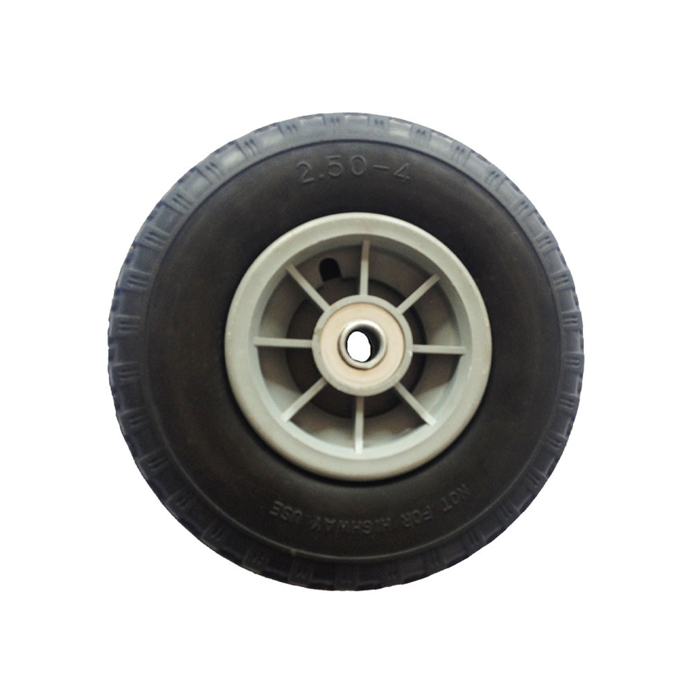 Made in Vietnam 8in 2.5-4 Flat Free Air Less Solid Replacement Utility Tire Wheel for casters hand trucks trolleys dollies wagon