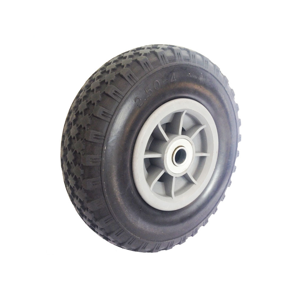 Made in Vietnam 8in 2.5-4 Flat Free Air Less Solid Replacement Utility Tire Wheel for casters hand trucks trolleys dollies wagon