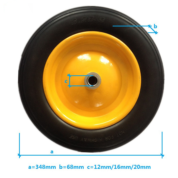 Good Price 3.00-8-1 Wheelbarrows Hand Trucks And Hand Carts Innovative Endurable Tire Wheels Steel Rubber PU Foam Wheel