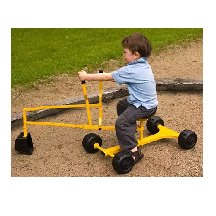 360 Rotation Plastic and metal Unisex Outdoor Toys Children's Excavator Crane For Base Great for Sand Dirt Snow