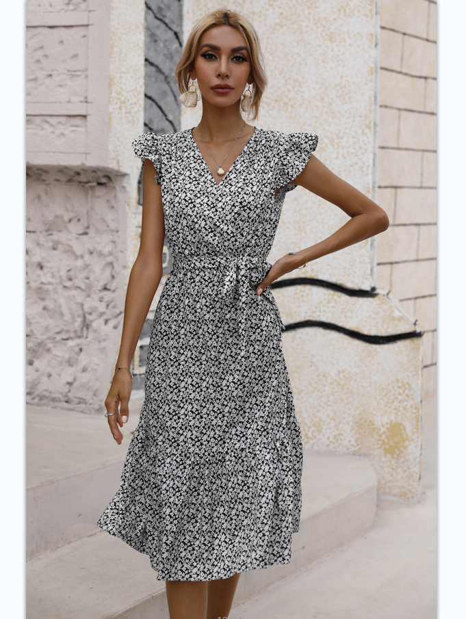 Fashion Floral Print Dress Women 2022 Summer Sexy Skinny Mini Sling Dress Casual Slim Spaghetti Strap Sleeveless Mom Dress New