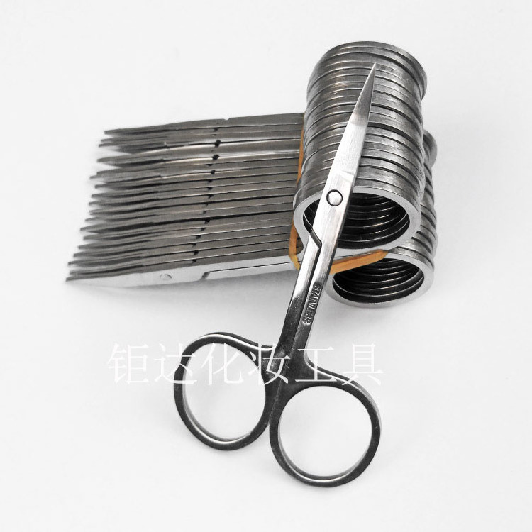 Stainless Steel Manicure Scissors Cutter Eyebrow Scissor Eyebrow Trimmer Eyebrow Eyelashes Nose Hair Scissor Nail Makeup