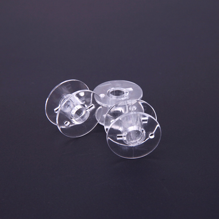 Clear Empty Bobbins Plastic Spools for Sewing Machine Sewing Threads Empty Bobbins Home Sewing Accessories