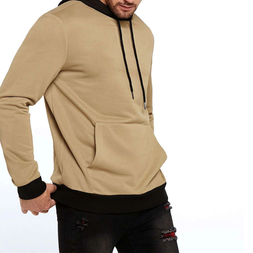 2023 Hot Sale New Arrivals Men Clothing  / High Quality Best Price Men Sweatshirts & Hoodie / Kangaroo Pocket Drawstring Hoodie