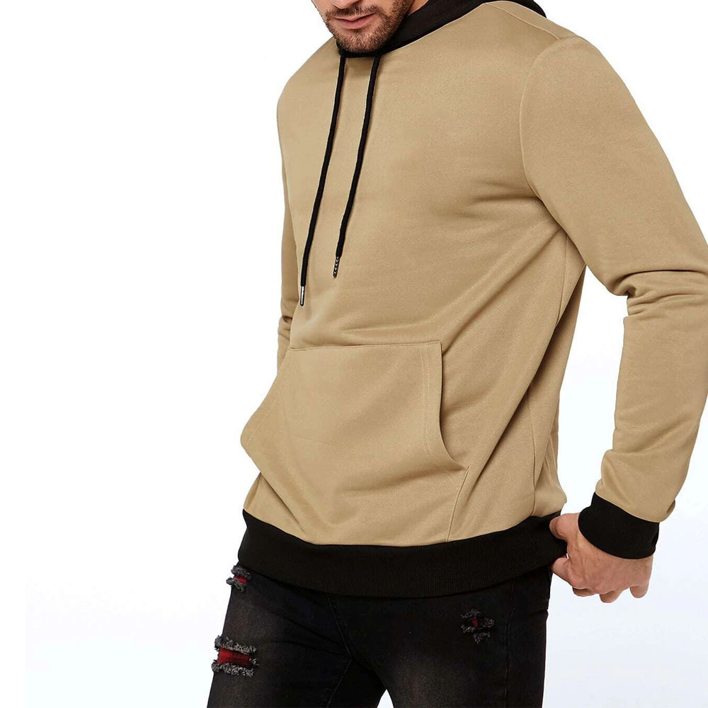 2023 Hot Sale New Arrivals Men Clothing  / High Quality Best Price Men Sweatshirts & Hoodie / Kangaroo Pocket Drawstring Hoodie