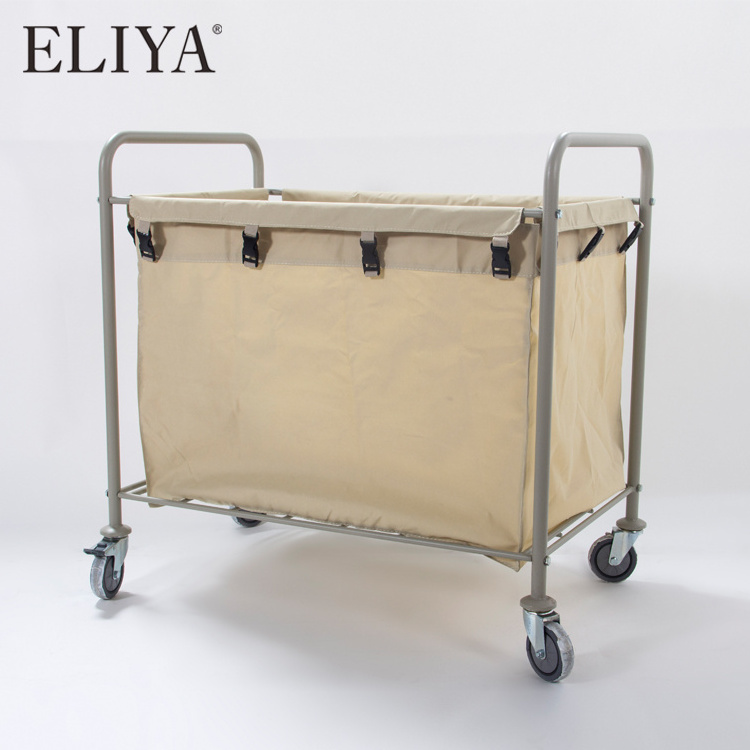 Luxury Hotel Laundry Trolley / Hotel Linen Trolley / Housekeeping Cart