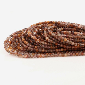 Amazing copper rutile high quality gemstone rondelle beaded strands making wholesale natural stone beads wholesale lot supply