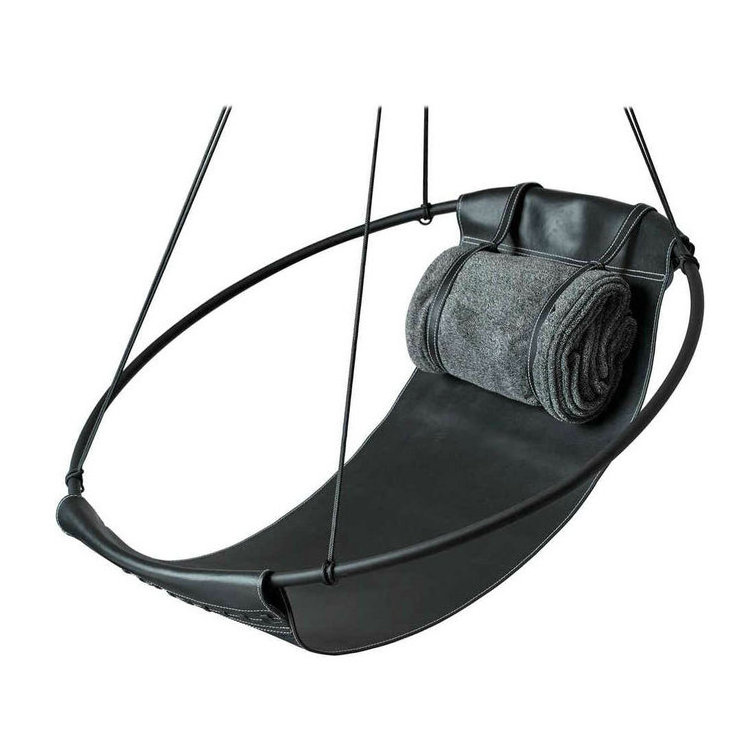 Home Furniture Back Circle Chair Sling Swing Hanging  Chair  for Living Room and Hotel Gold OEM Furniture