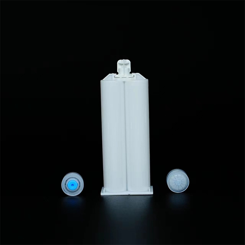 Dual Cartridge 50ml 1:1 PBT Dispensing AB Adhesive Epoxy cartridge for 1:1 AB Acrylic Solid Surface Adhesive