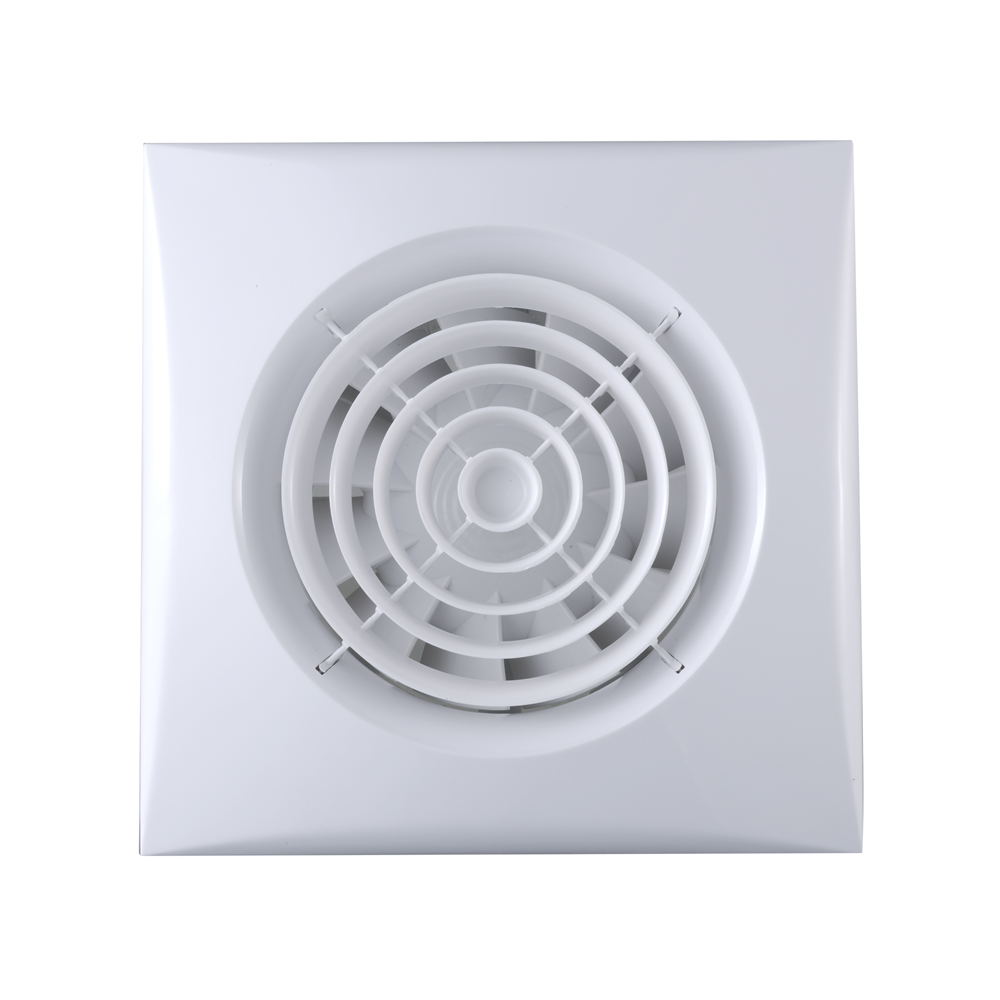 6 inch Plastic Silent Bathroom Ventilation with LED Light  Wall Mounted Customization Exhaust Fan