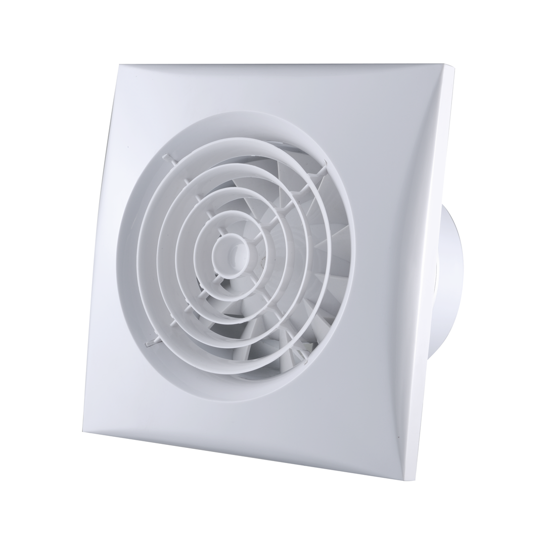 6 inch Plastic Silent Bathroom Ventilation with LED Light  Wall Mounted Customization Exhaust Fan