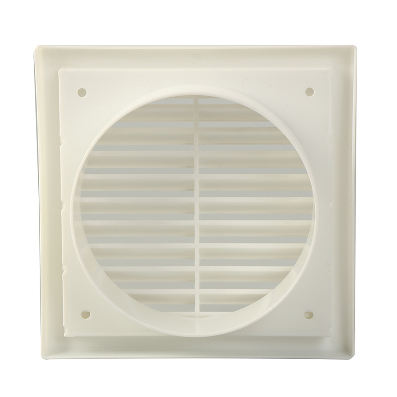 4 5 6 Inch Air Vent Duct Grill Plastic Vent Louver Wall Air Vent Square Tumble Dryer Extractor Fan air Outlet Outdoor