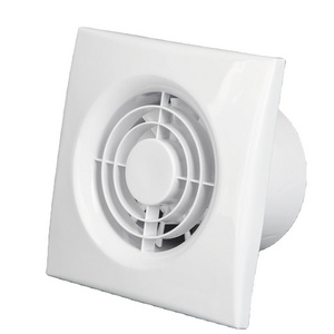 Wholesale 4 6 inch Low Noise Bathroom Square Ventilation with LED Light Wall Mounted Ceiling Mounted Exhaust Fan