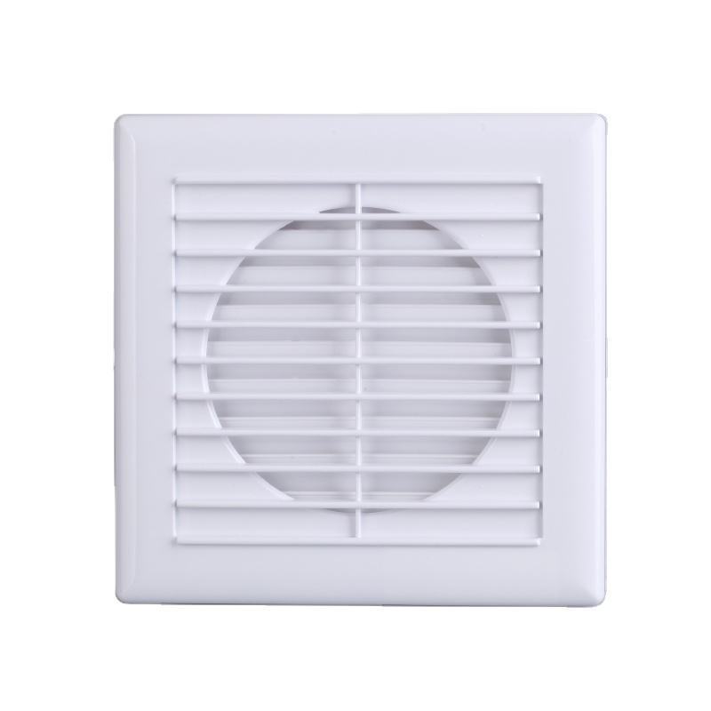 Wholesale 4 6 inch Low Noise Bathroom Square Ventilation with LED Light Wall Mounted Ceiling Mounted Exhaust Fan