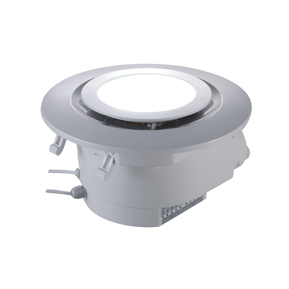 6 inch Plastic Silent Bathroom Ventilation with LED Light  Wall Mounted Customization Exhaust Fan