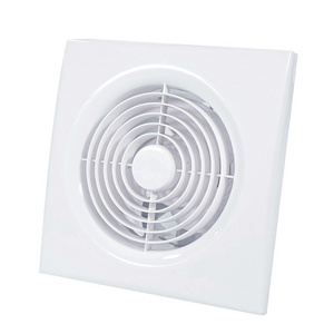 8 inches Square Shutter Bathroom Kitchen High Power Low Noise Ceiling Mounted Ventilation Fans With LED Light Exhaust Fan