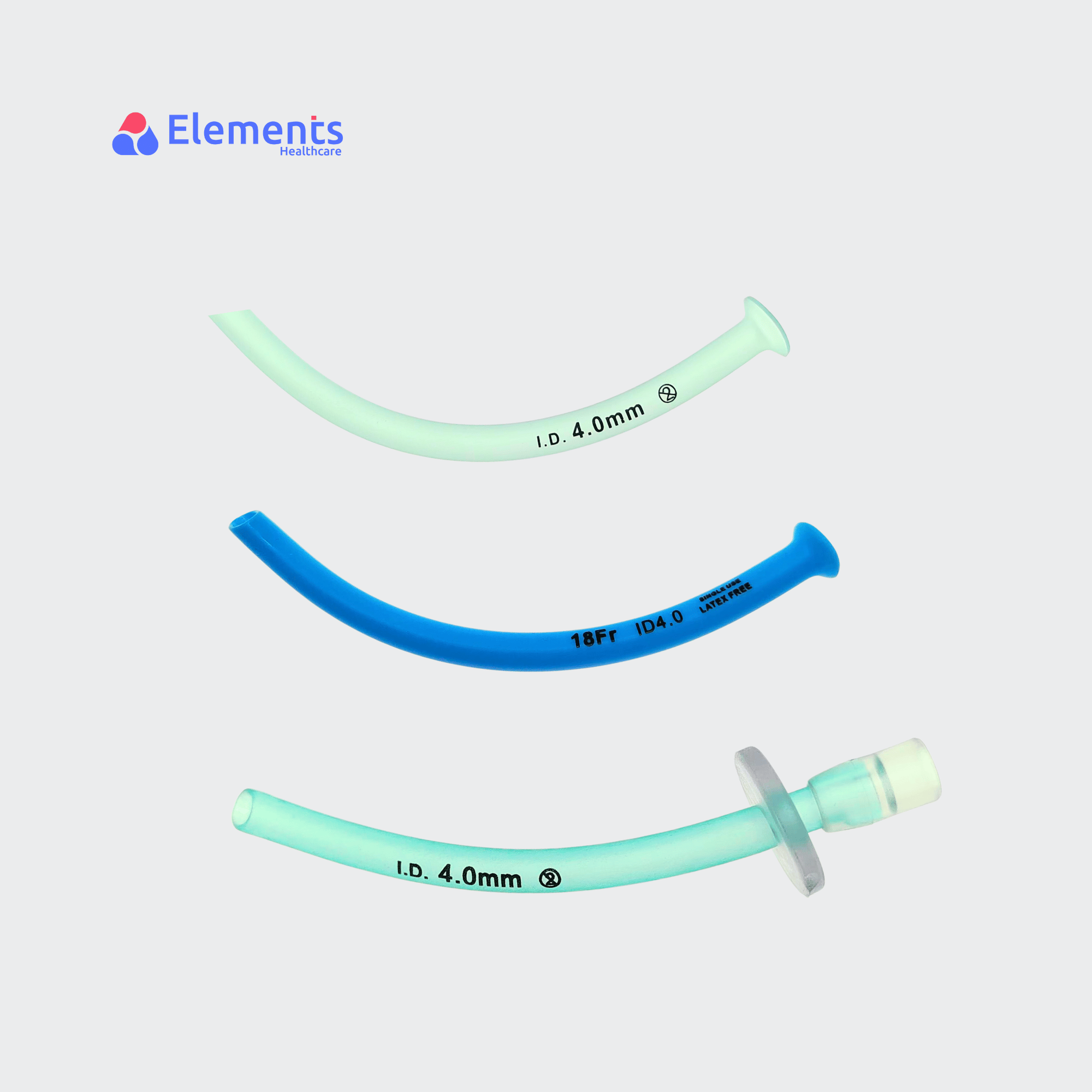 Disposable NPA Nasal Nasopharyngeal Airway Soft Rounded Beveled Tip PVC Nasopharyngeal Airway Tube