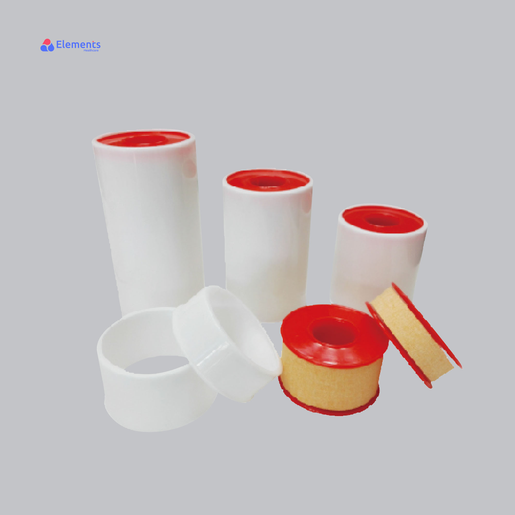 PE Transparent Micropore Surgical Medical Tape Perforated Tape/Fixation Roll/White Non-woven Fixing Roll