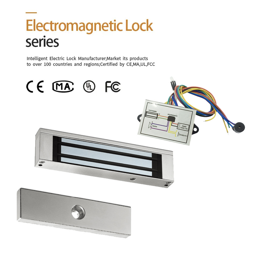 Elock 180/230/280/500kg magnetic lock es180kg/350LBS Magnetische sloten em weatherproof maglock electromagnetic lock