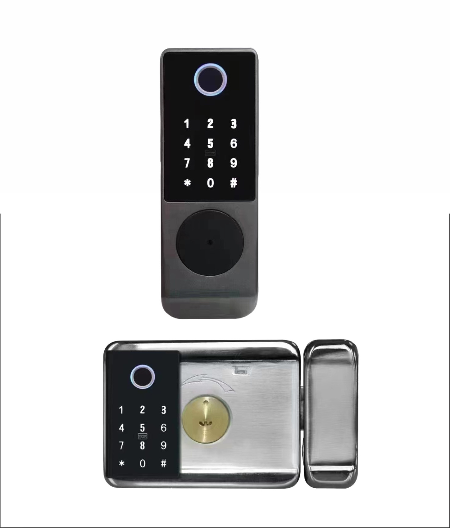 Elock access control lock sliding gate smart lock outdoor gate smart electric rim lock