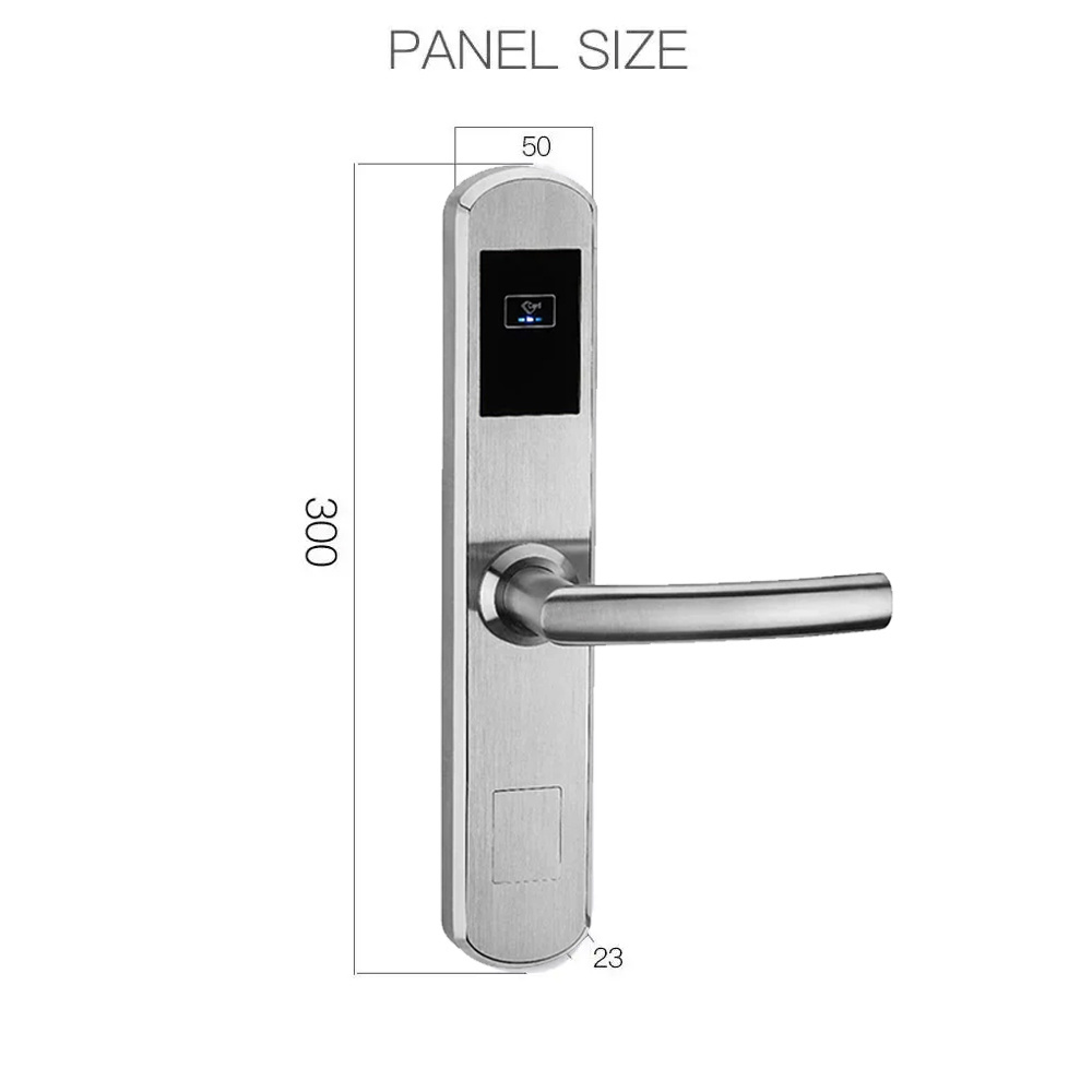 Elock ES3096 gold ZigBee hotel door lock systems automatic rfid card professional oem hotel lock