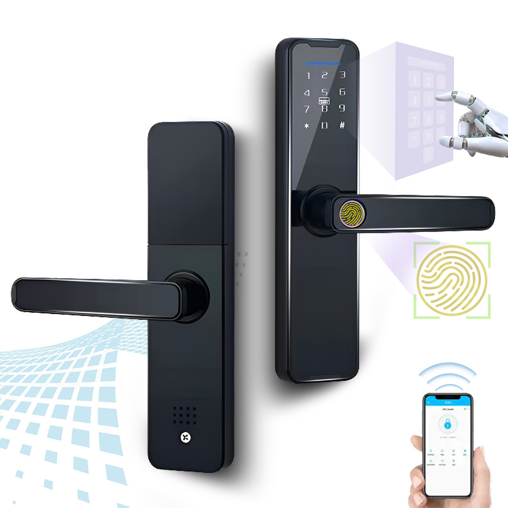 Elock zigbee smartlock smart doorlock cerraduras digitales intelligente touch screen tuya smart deadbolt lock