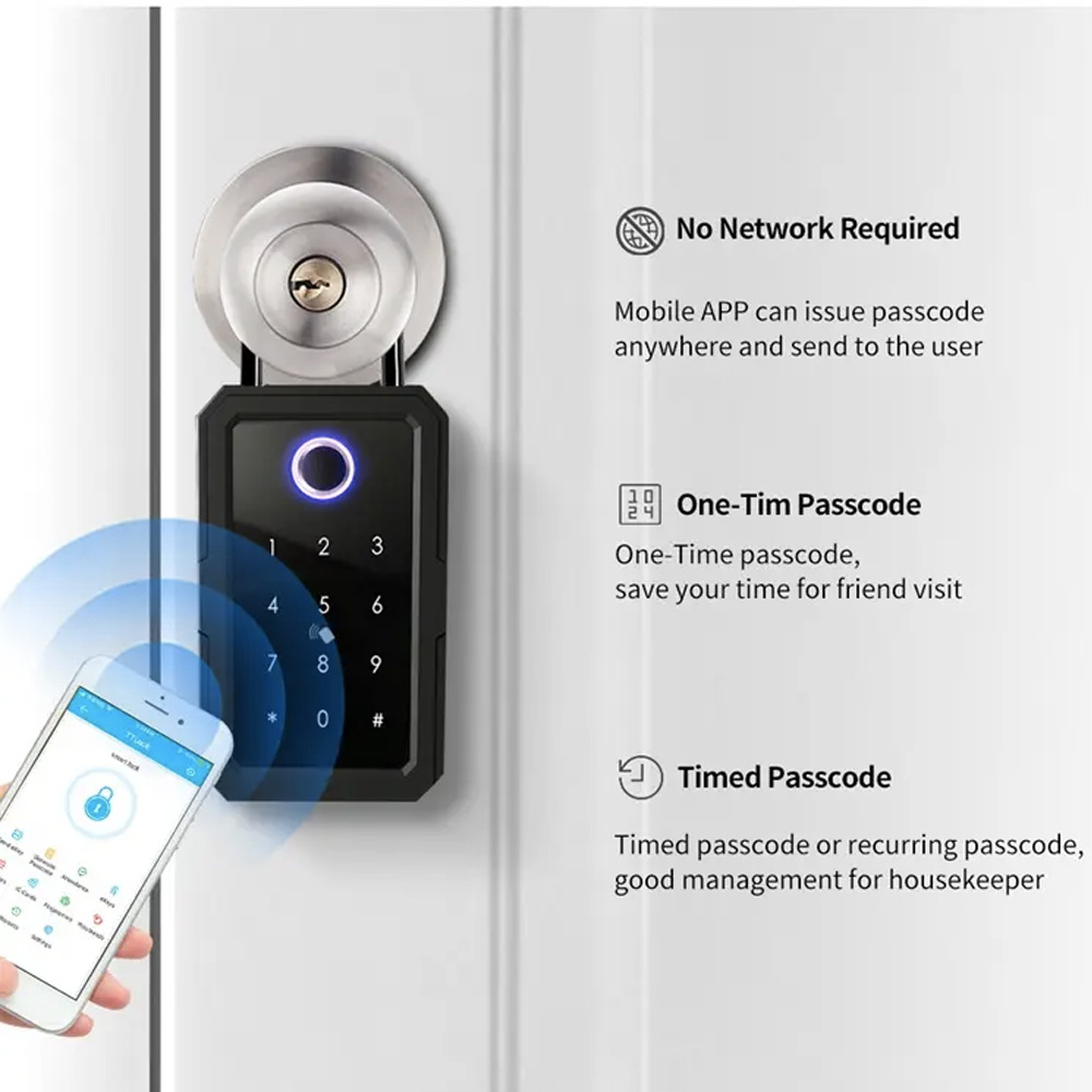 Elock ESK3 Access Control Tuya wifi app/TTlock app intelligent smart lock Waterproof KEYBOX key box