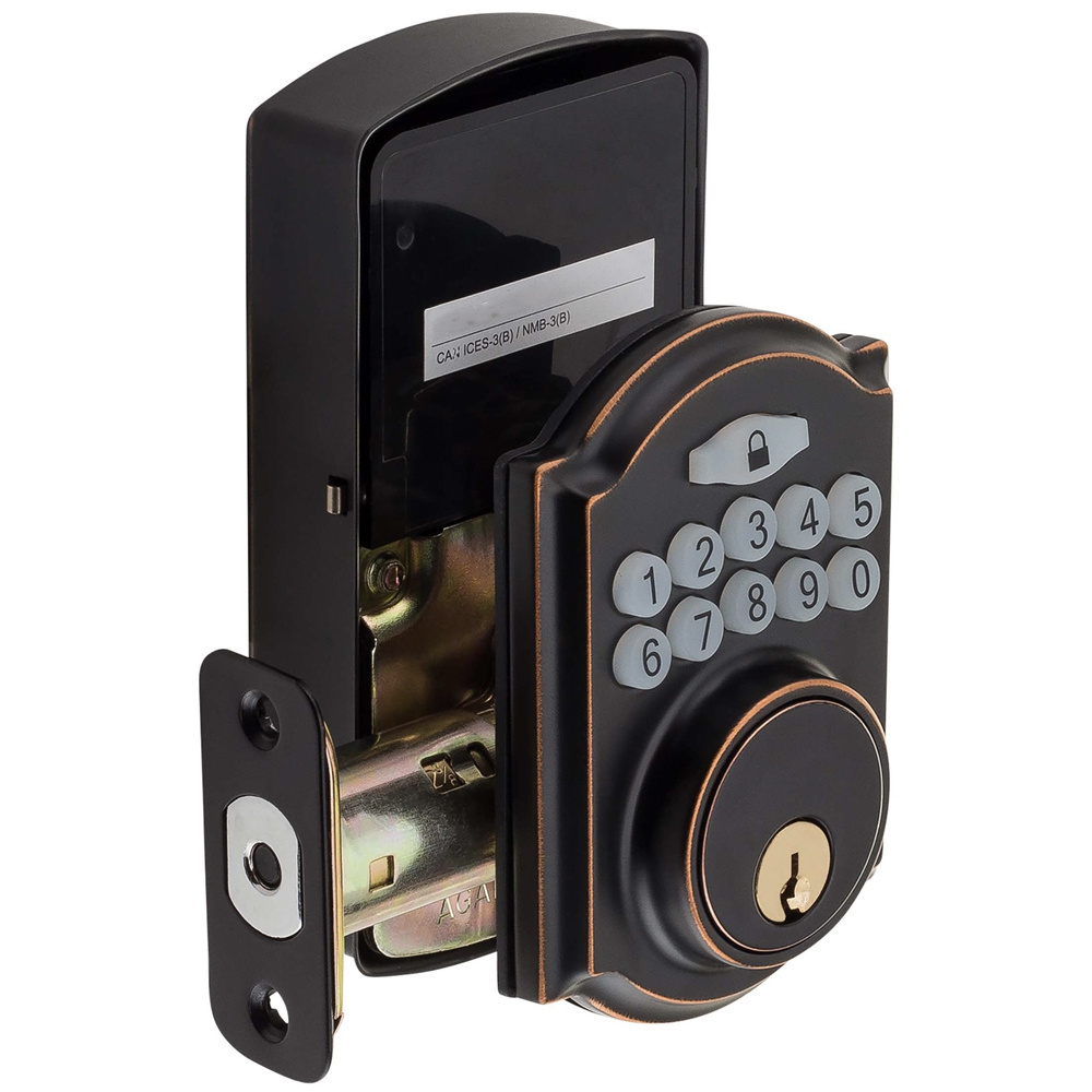 Elock ES224 Smart Front Door 2 Lever Handles Handleset Password PIN Code Deadbolt With Keypad Deadbolt Lock