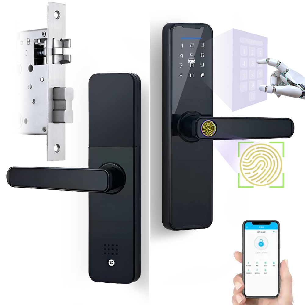 Elock ES242f serrure intelligente electronic home security safety rfid card digital smart door lock digital door locks