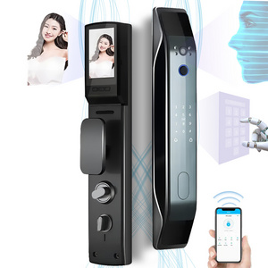 Elock ES256F 3D Face recognition serrure de porte intelligente lectronique tuya digital electronic door lock for bedroom home