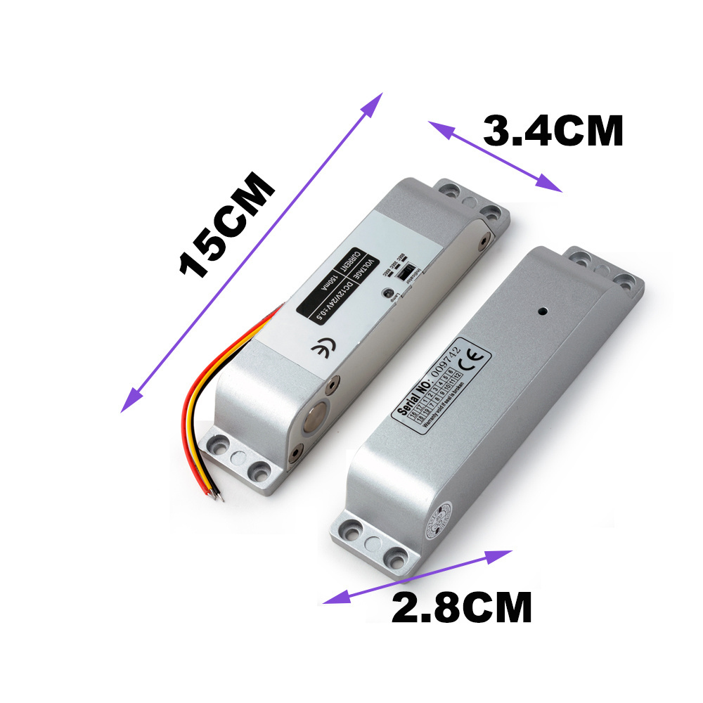 elock electric drop bolt lock serratura elettrica a catenaccio security mortise fail secure dead bolt door lock