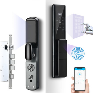 Elock ES260F luxury Tuya wifi app keyless door lock umnyy zamok fingerprint password SMART gate anti-theft door lock