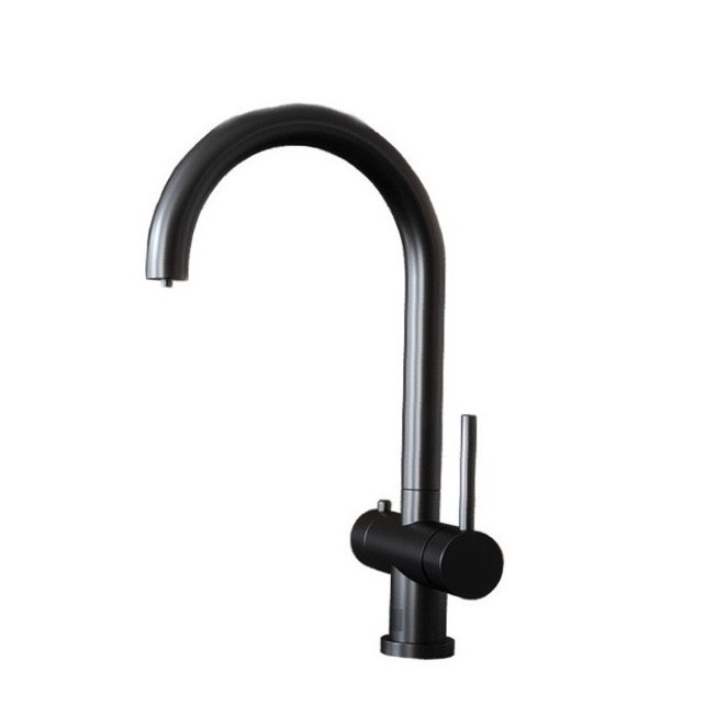 OEM 3 in 1 Matt Black Instant Boiling Hot Water Tap Kitchen Water Heater Faucet