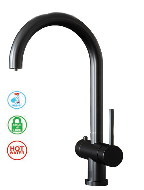 High quality multifunctional boiling water tap kitchen faucet matt black