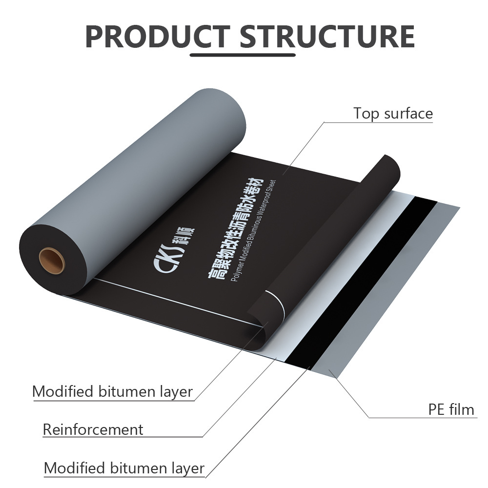 Cheap price roof garden industrial torch applied sbs modified bitumen waterproof membrane