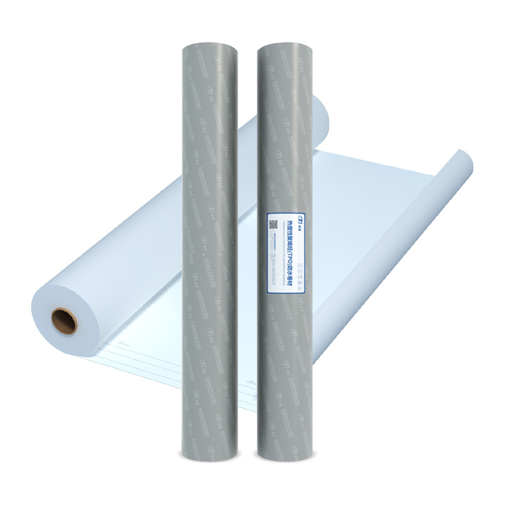 cheap price PP rubber polymer waterproof material building roofing tpo waterproofing membrane