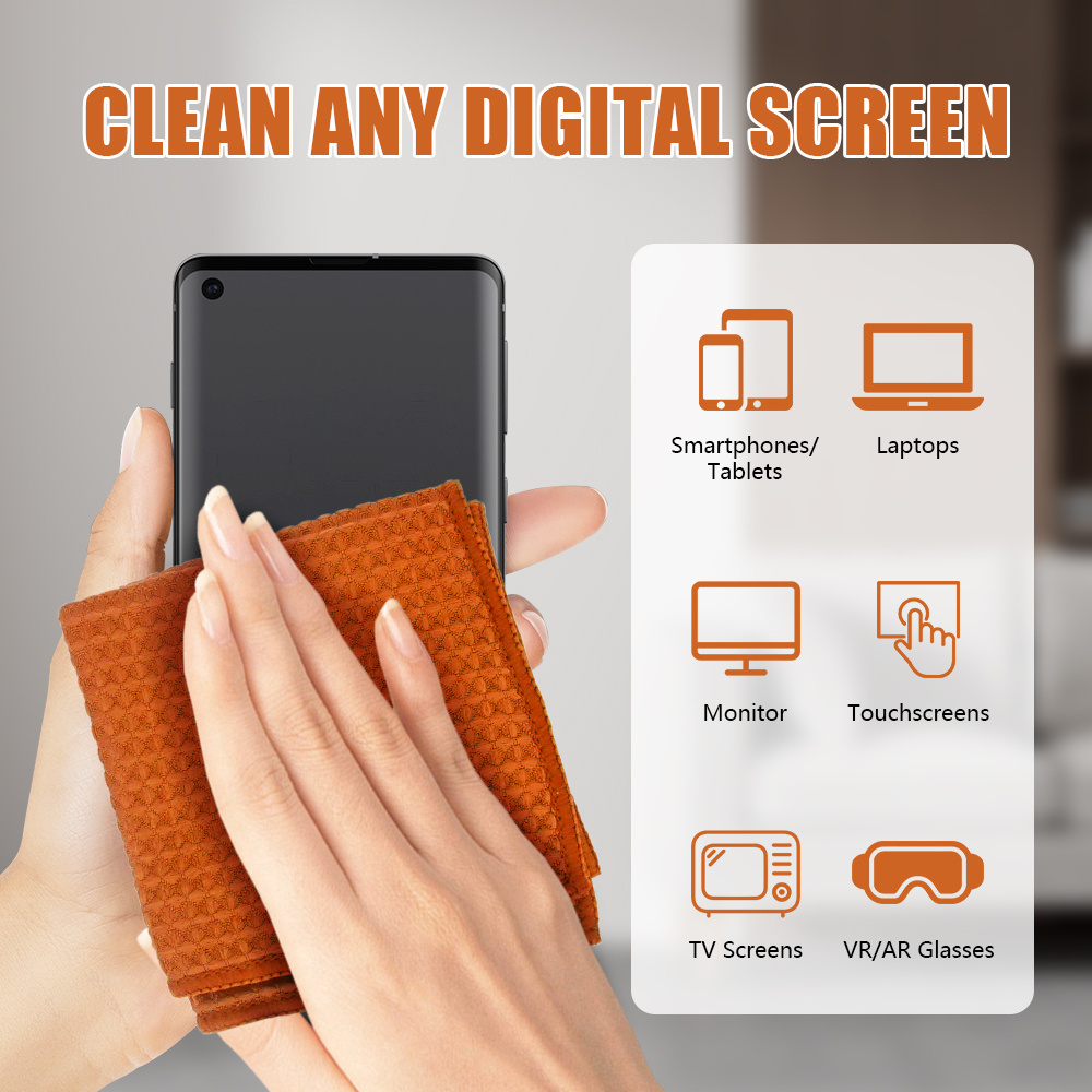 OEM digital device Tablet laptop Touch screen cleaner Mist natural mobile cell phone cleaning Microfiber cleaner spray