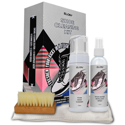 Wholesale waterproof fragrance spray shoe polish cleaner care kit for Cleaning Sneakers, Tennis Shoes, Canvas