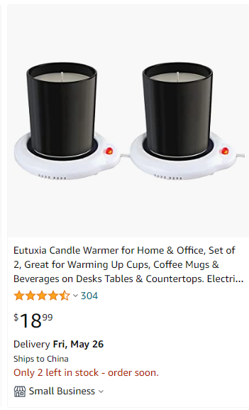 OEM ODM  Hot Sale Plastic Coffee Mug Electric Wax Melter Burner Plug Wholesale Keep Warm Holder Candle Warmer with Cute Design