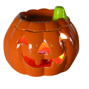 Pumpkin shape electric ceramic fragrance oil burner wax warmer lamp